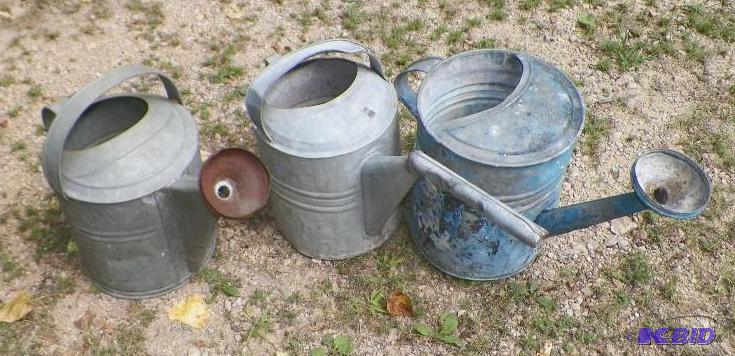 lot 44 image: 3 WATERING CANS