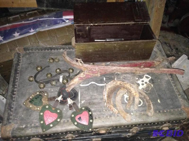 lot 52 image: HORSE TOOLS AND OTHER HORSE ITEMS