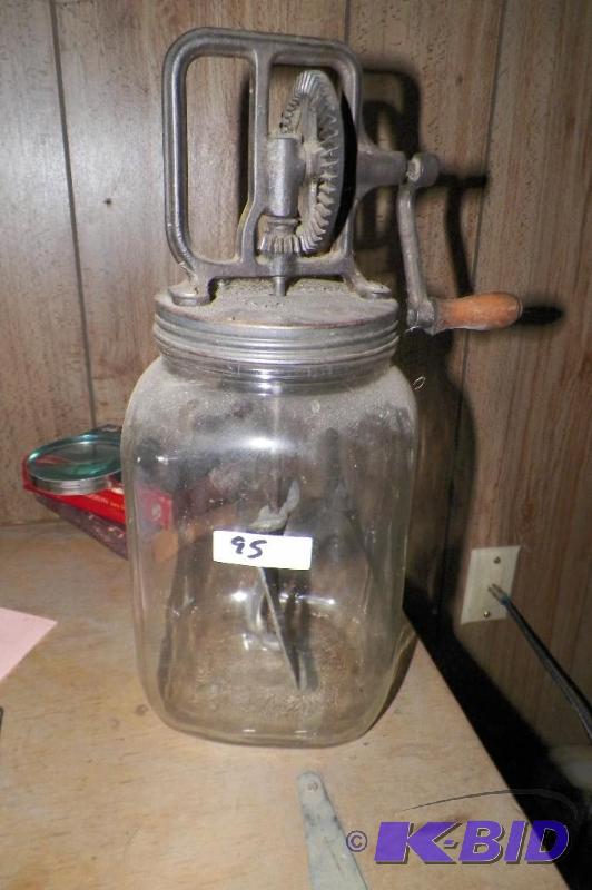lot 95 image: BUTTER CHURN