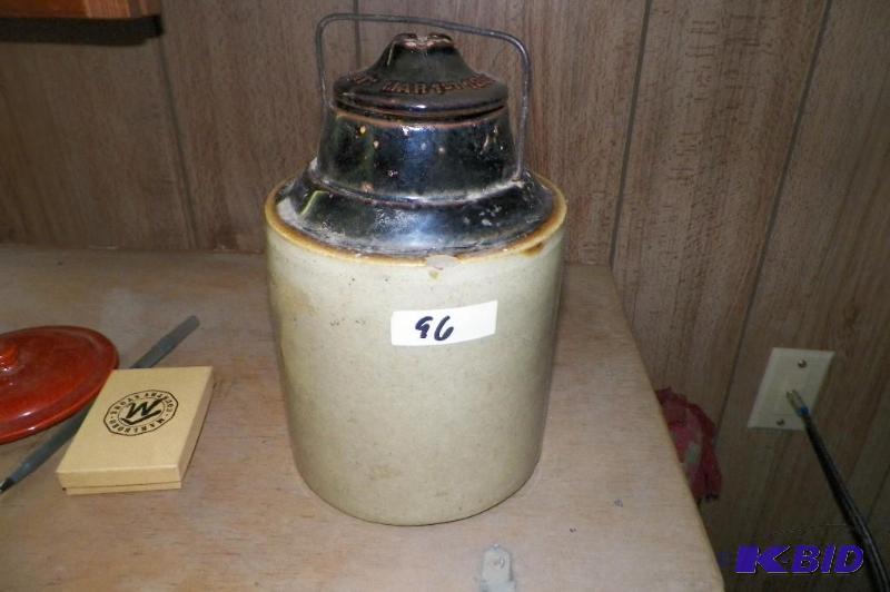 lot 96 image: CANNING JAR MISSING ONE WIRE