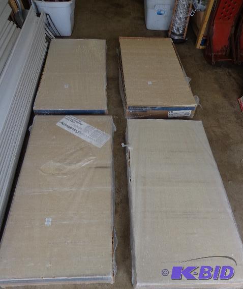 4 Boxes of Armstrong Ceiling Tiles Contractor...