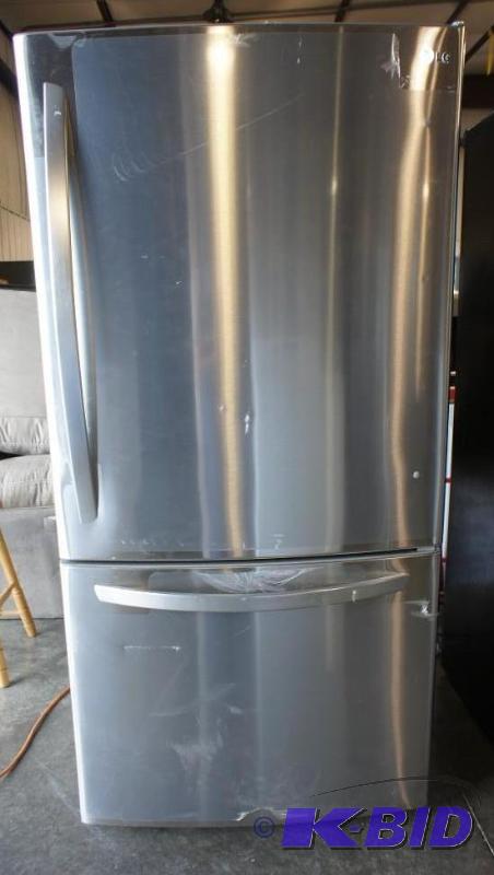 lot 1 image: New LG Refrigerator Model # (LDC22720ST) 22.4...