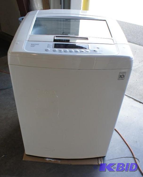 lot 7 image: LG WasherGreat Condition (WT1101CW) LG top-lo...