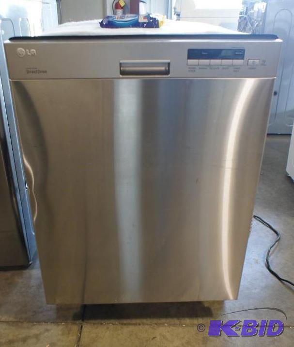lot 9 image: LG Dishwasher (LDS5040ST) LG dishwasher - Sta...