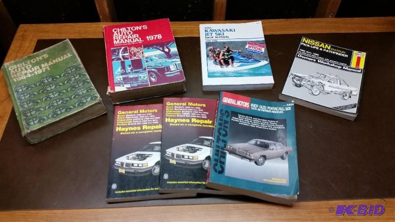 7 Books on Auto Parts