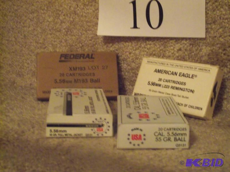 lot 10 image: lot of 80 assorted 223 fmj...
