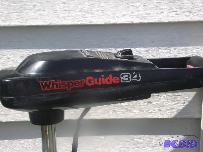lot 116 image: Motorguide HT34BR Trolling motor. 2 speeds re...