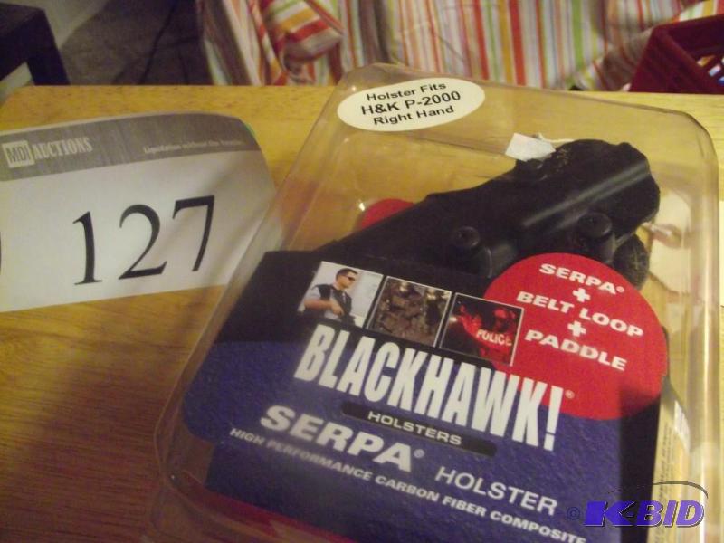 lot 127 image: Blackhawk Serpa Level 2 Holster for H-K P-200...