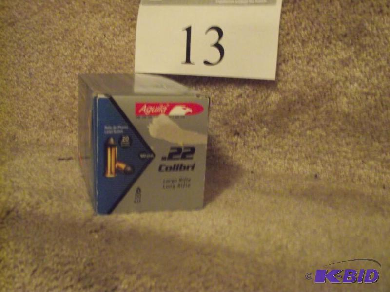 lot 13 image: Brick (500) of Super Calibri 22 ammo Not for ...