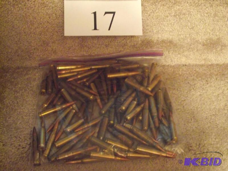 lot 17 image: lot of 100 assorted 308 caliber...
