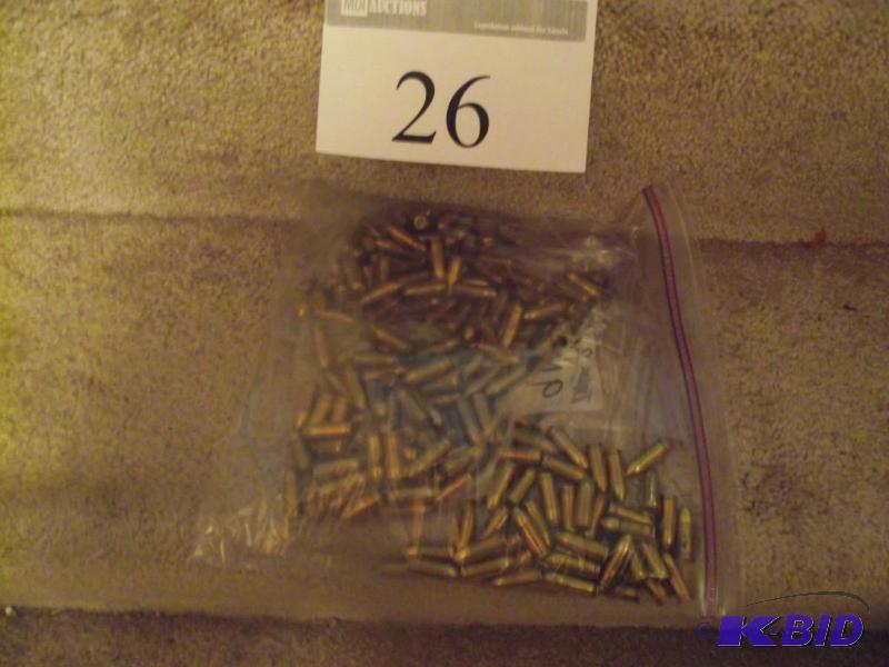 lot 26 image: lot of 200, 9mm reloads fmj...