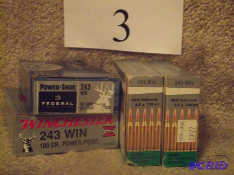 lot 3 image: lot of 80 assorted100 grain 243...