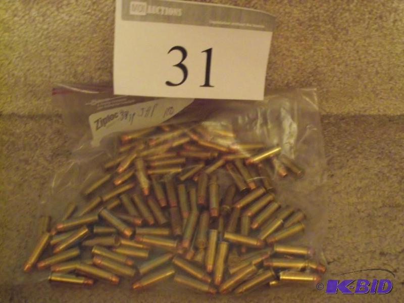 lot 31 image: lot of 100, 38sp JHP...