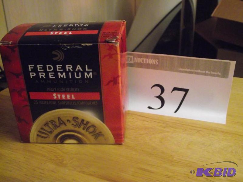 lot 37 image: 1 box 10 guage 3 12 Federal Premium T shot s...