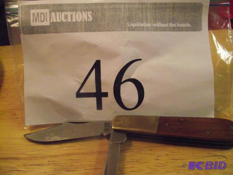 lot 46 image: Ka-Bar 1014 barlow 2 blade folder...