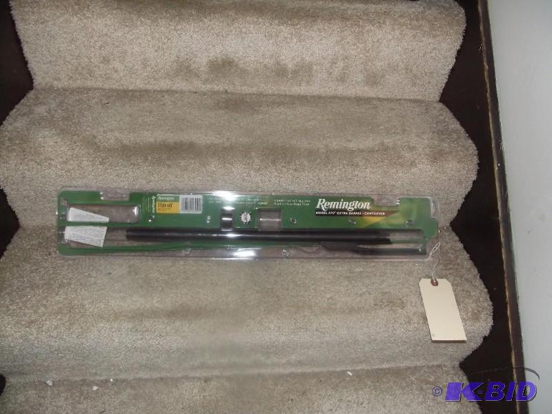 lot 96 image: New Remington 870 Rifled slug barrel with can...