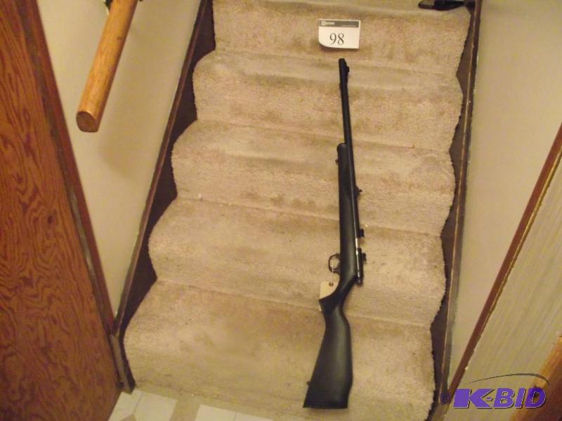 lot 98 image: Knight T-bolt 50 caliber black powder rifle n...