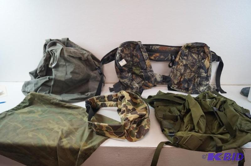camo and military bags