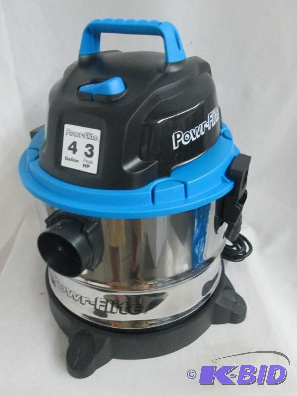 lot 5 image: Powr-Flite 4 Gallon WetDry Vac