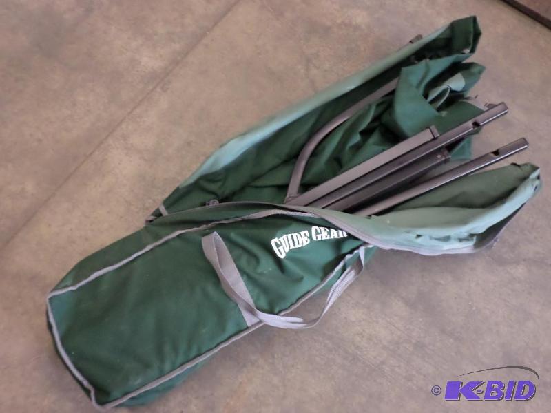 lot 26 image: Guide Gear Portable Camp Cot With Case...