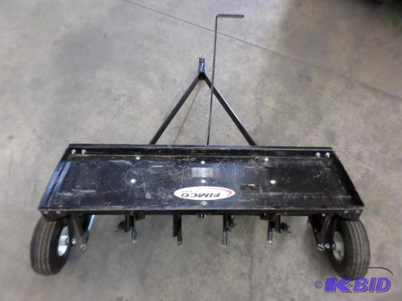 lot 49 image: Fimco 42" Pin-Hitch Lawn Aerator, Good C...