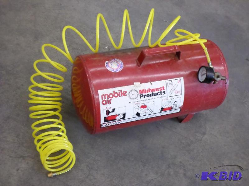 lot 58 image: Mobile-Air 5-Gallon Portable Air Tank...