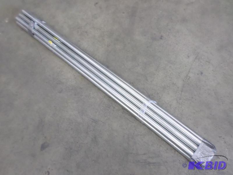 lot 61 image: (7) 1&quotx54" Steel Conduit Pieces...
