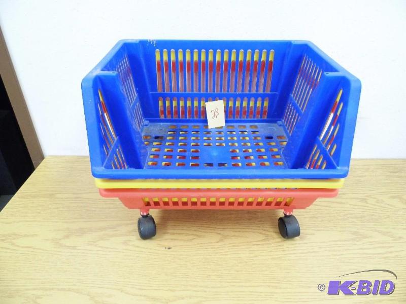 2 Rolling Baskets
