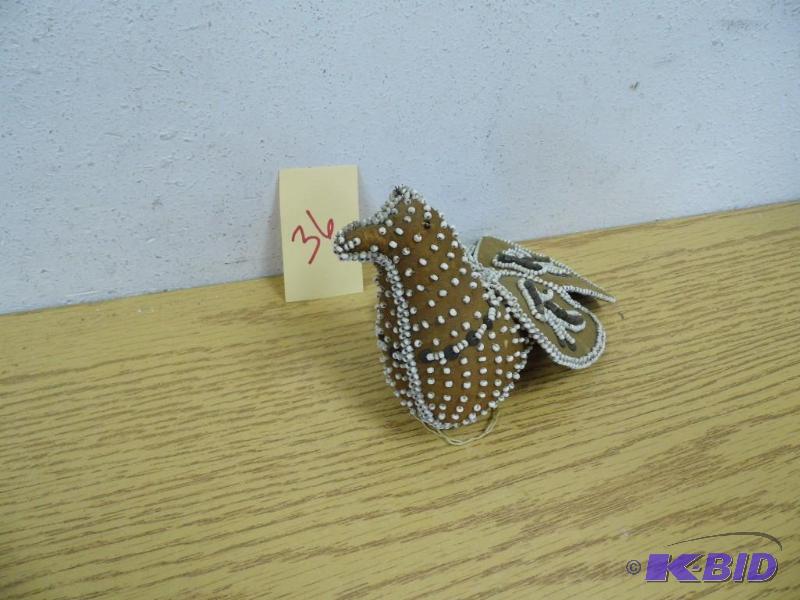 Canvas and Bead Bird