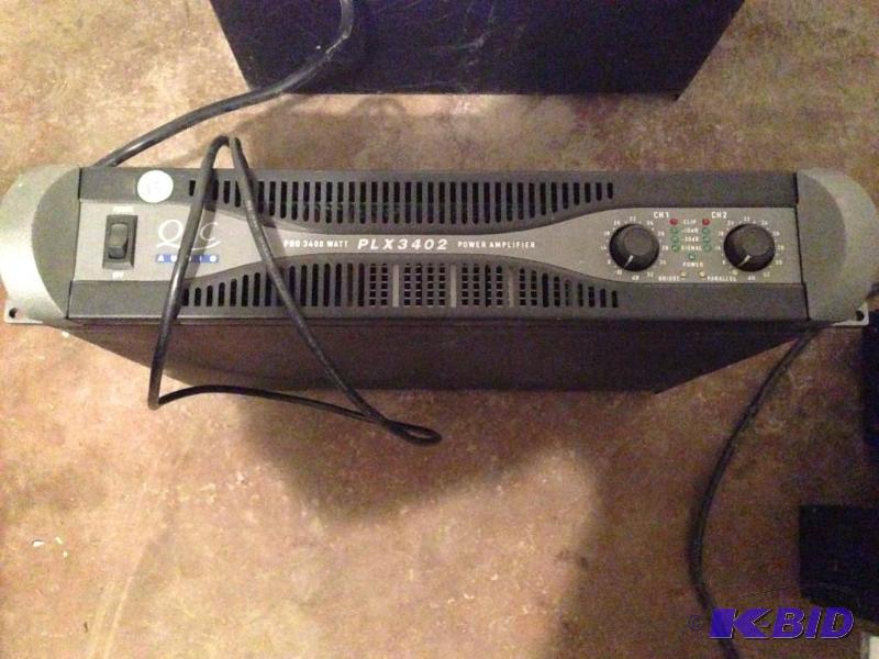 lot 13 image: QSC Audio Pro 3400watt PLX 3402 Power Amplifi...