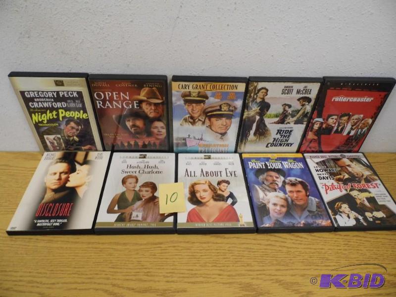 10 DVDs