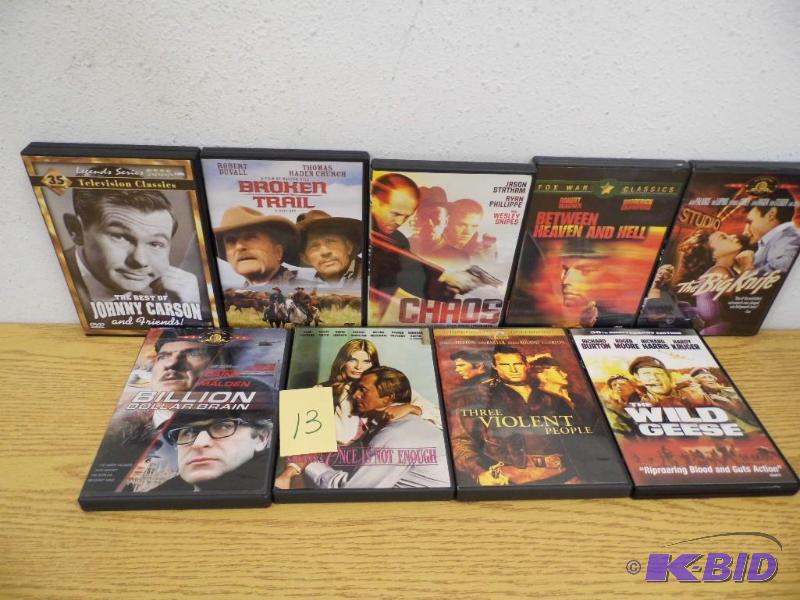 9 DVDs