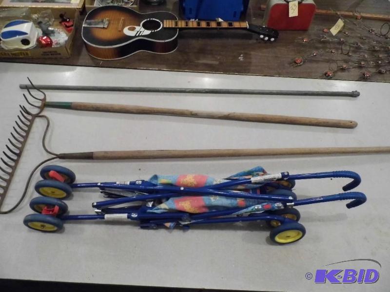 Yard Tools w Stroller