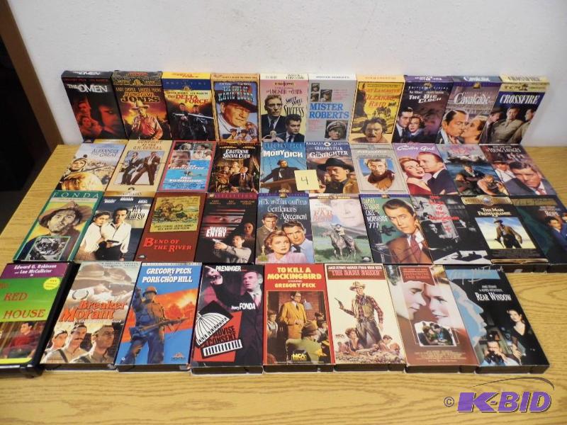 38 VHS Tapes