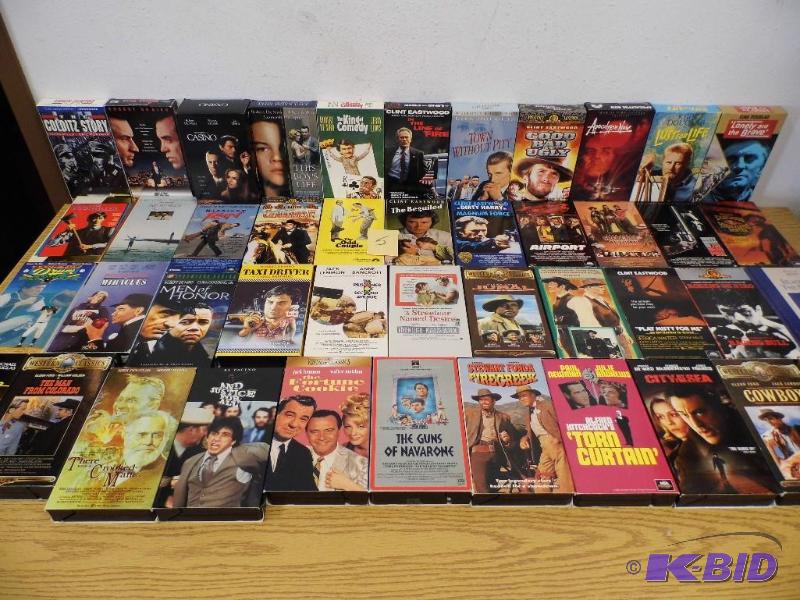 44 VHS Tapes