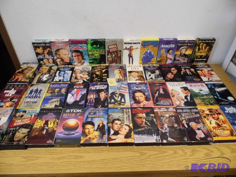 43 VHS Tapes
