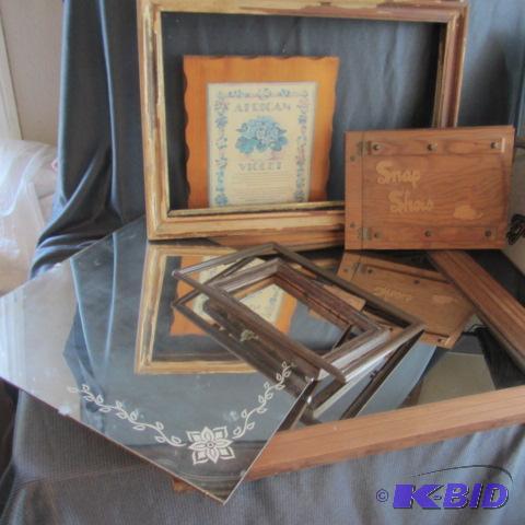 lot 117 image: Mirrors, Newspaper Clips
