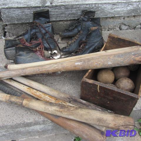 lot 135 image: Bats, Balls, Skates