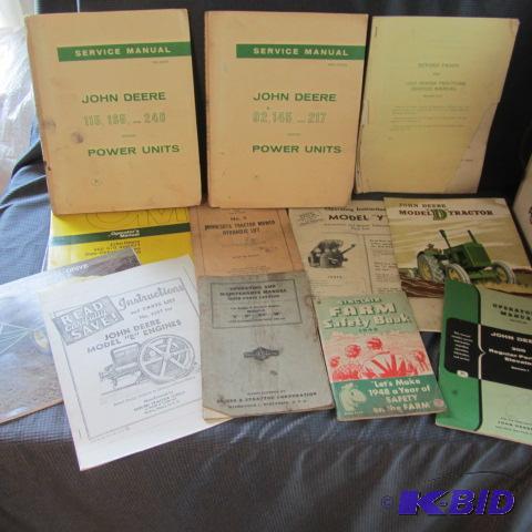 lot 146 image: Farm Equipment Manuals