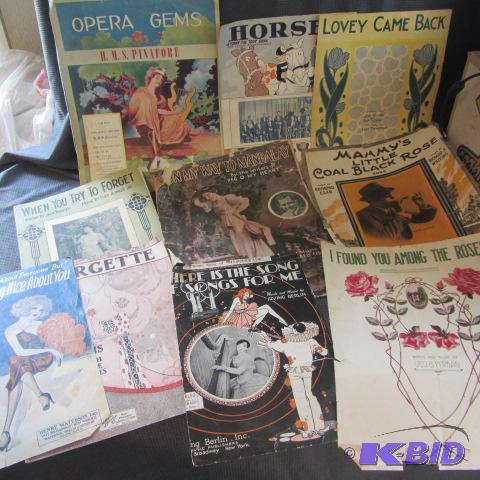 lot 150 image: Sheet Music