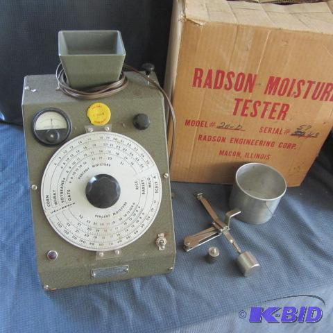 lot 169 image: Corn, Grain Moisture Tester