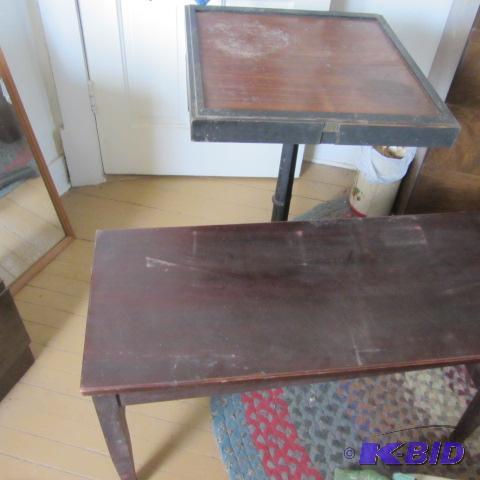lot 197 image: Piano Bench, Table