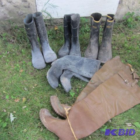 lot 237 image: Waders and Rubber Boots
