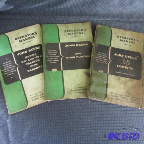 lot 30 image: John Deere Manuals
