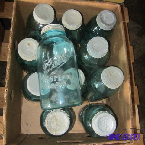 Blue Canning Jars