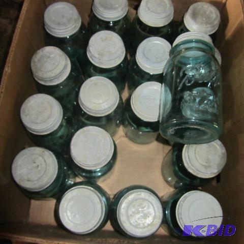 Blue Canning Jars