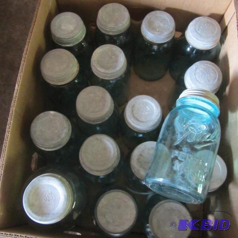 Blue Canning Jars