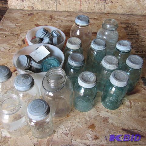 Blue Canning Jars