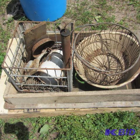Wire Basket, Milk Crate