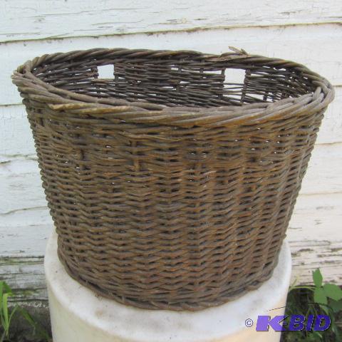 Vintage Wicker Bike Basket